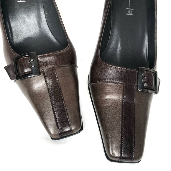 Peter Kaiser Brown Leather Heels - Picture 14 of 16